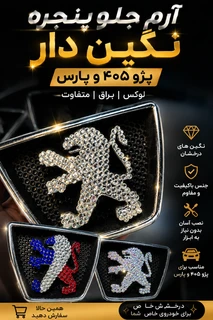 ارم جلو پنجره نگین دار 405/پارس/206